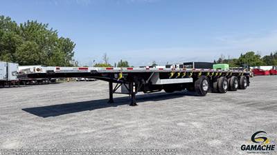 Lode King 53x102 Quad Axle Flatbed Trailer - Hendrickson