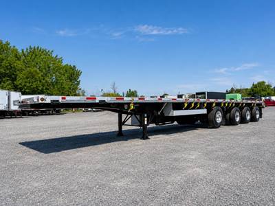 Lode King 53x102 Quad Axle Flatbed Trailer - Hendrickson