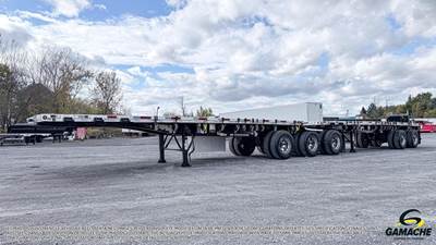 Lode King 60x102 Five Axle Aluminum Flatbed Trailer - Hendrickson