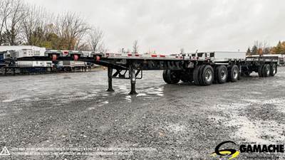 Manac 60x102 Combination Flatbed Trailer - Hendrickson, Fixed Axle