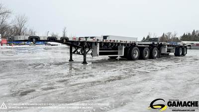 Manac 58x102 Five Axle Combination Flatbed Trailer - Hendrickson, Fixed Axle