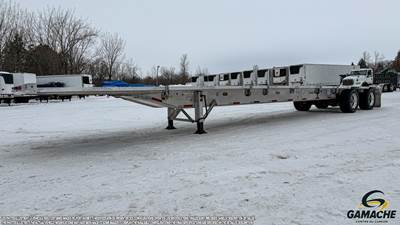 Manac 48x102 Aluminum Flatbed Trailer - Hendrickson, Fixed Axle