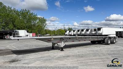 Manac 48x102 Aluminum Flatbed Trailer - Hendrickson, Fixed Axle