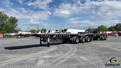 Manac Five Axle Flatbed Trailer - Hendrickson