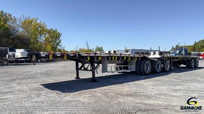 Manac 60x102 Five Axle Aluminum Flatbed Trailer - Hendrickson