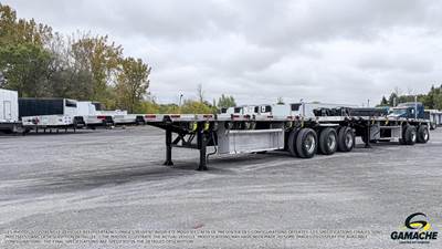 Manac 60x102 Five Axle Flatbed Trailer - Hendrickson