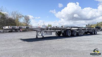 Manac 60x102 Five Axle Aluminum Flatbed Trailer - Hendrickson