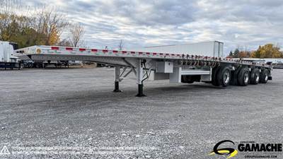 Reitnouer Big Bubba 53x102 Quad Axle Aluminum Flatbed Trailer - Hendrickson, Fixed Axle