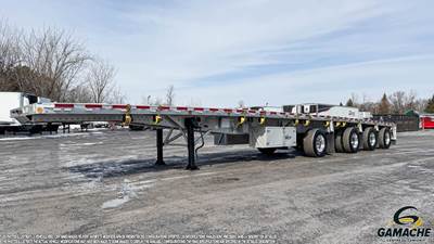 Reitnouer Big Bubba 53x102 Quad Axle Aluminum Flatbed Trailer - Hendrickson