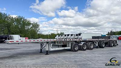 Reitnouer MaxMiser 58x102 Six Axle Aluminum Flatbed Trailer - Hendrickson, Fixed Axle