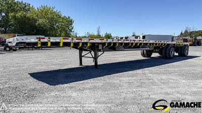 Transcraft 48x102 Combination Flatbed Trailer - Hendrickson, Fixed Axle