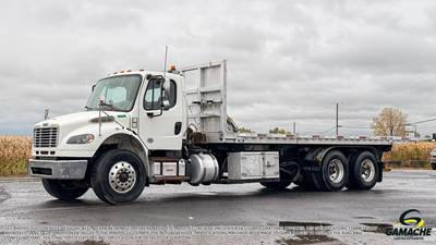 Freightliner M2 106 Tandem Axle Flatbed Truck - 350HP, 6 Speed Automatic