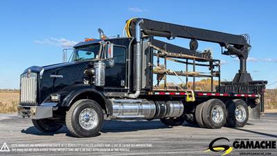 Kenworth T800 Tandem Axle Forestry Bucket Truck - Cummins, 600HP, 18 Speed Manual