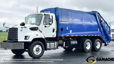 Freightliner 108SD Tandem Axle Garbage Truck - Cummins, 300HP, 6 Speed Allison Rds Automatic