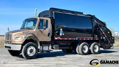 Freightliner M2 106 Tandem Axle Garbage Truck - Cummins, 300HP, 5 Speed Allison Rds Automatic
