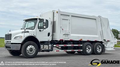 Freightliner M2 106 Tandem Axle Garbage Truck - Cummins, 330HP, 6 Speed Allison Rds Automatic