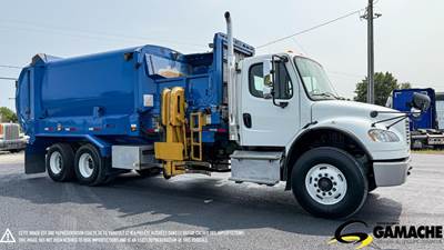 Freightliner M2 106 Tandem Axle Garbage Truck - Cummins, 300HP, 6 Speed Automatic