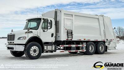 Freightliner M2 106 Tandem Axle Garbage Truck - Cummins, 330HP, 6 Speed Allison Rds Automatic