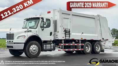 Freightliner M2 106 Tandem Axle Garbage Truck - Cummins, 350HP, 6 Speed Automatic