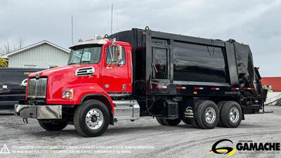 Western Star 4700 Tandem Axle Garbage Truck - Detroit, 450HP, 18 Speed Ultrashift Amt
