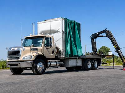 Freightliner M2 112 Tandem Axle Grapple Truck - Mercedes-Benz, 450HP, 10 Speed Manual