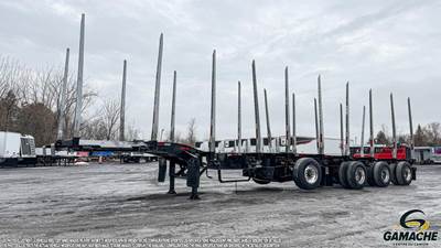 Manac 48x102 Steel Log Trailer - Hendrickson