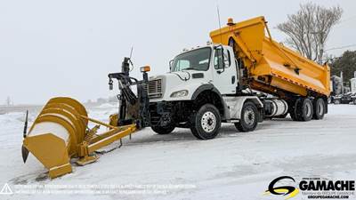 Freightliner M2 112 Tandem Axle Plow / Spreader Truck - Detroit, 450HP, 8Ll Manual