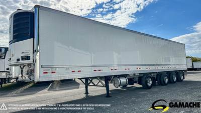 Manac 53 ft Reefer Trailer - Quad Axle, Fixed Axle, Swing Door, Thermo King