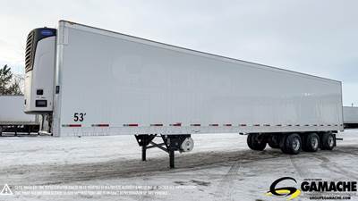 UTILITY 53 ft Reefer Trailer - Tri Axle, Sliding Axle, Roll up Door, Carrier