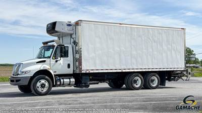 International DuraStar 4400 26 ft Refrigerated Truck - 300HP, 6 Speed Allison Rds Automatic, Carrier, Liftgate