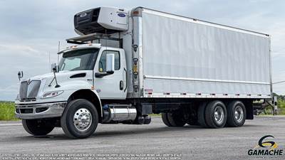 International MV Refrigerated Truck - 350HP, 6 Speed Allison Rds Automatic, Carrier
