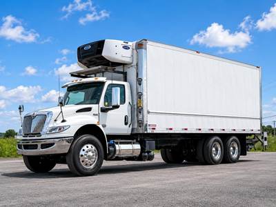 International MV Refrigerated Truck - 350HP, 6 Speed Allison Rds Automatic, Carrier