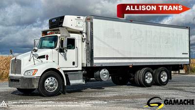 Kenworth T370 26 ft Refrigerated Truck - 330HP, 6 Speed Automatic, Carrier, Multi-Temp