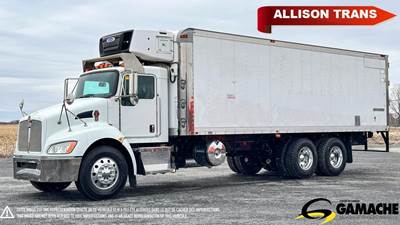 Kenworth T370 26 ft Refrigerated Truck - 330HP, 6 Speed Allison Hs Automatic, Carrier, Multi-Temp