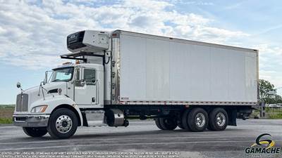 Kenworth T370 28 ft Refrigerated Truck - 300HP, 6 Speed Allison Rds Automatic, Carrier, Multi-Temp, Liftgate