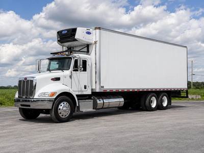 Peterbilt 348 Refrigerated Truck - 300HP, 6 Speed Allison Hs Automatic, Carrier