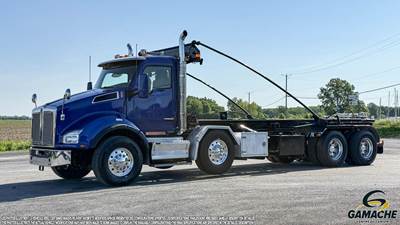 Kenworth T880 Roll Off Truck - Paccar, 510HP, 18 Speed Manual
