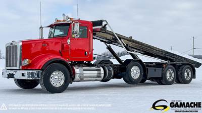 Peterbilt 367 Roll Off Truck - Paccar, 455HP, 18 Speed Manual