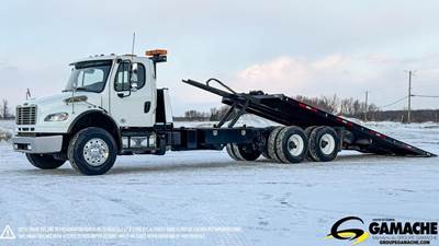 Freightliner M2 106 Tandem Axle Rollback Tow Truck - Cummins, 300HP, 6 Speed Allison Rds Automatic