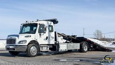 Freightliner M2 106 Rollback Tow Truck - Detroit, 300HP, 6 Speed Allison Rds Automatic