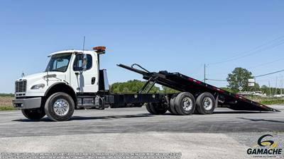 Freightliner M2 106 Tandem Axle Rollback Tow Truck - Cummins, 300HP, 6 Speed Allison Rds Amt