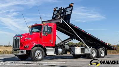 Kenworth T800 Tandem Axle Rollback Tow Truck - Caterpillar, 335HP, 8Ll Manual