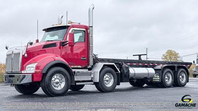 Kenworth T880 Tri Axle Rollback Tow Truck - Paccar, 510HP, 18 Speed Manual
