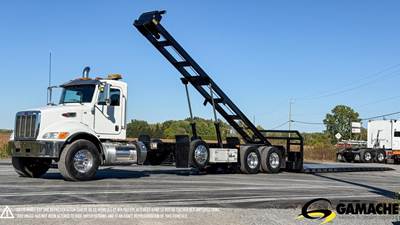 Peterbilt 348 Tandem Axle Rollback Tow Truck - Paccar, 350HP, 6 Speed Allison Rds Automatic