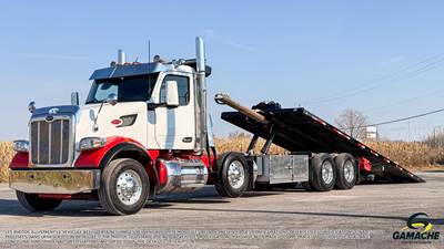 Peterbilt 567 Tandem Axle Rollback Tow Truck - Paccar, 455HP, 6 Speed Automatic