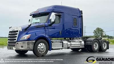 Freightliner Cascadia 126 Sleeper Semi Truck - 62" Mid Roof Sleeper, Cummins 500HP, 18 Speed Manual