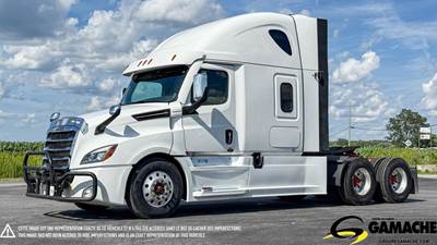 Freightliner Cascadia 126 Sleeper Semi Truck - 60" Raised Roof Sleeper, Detroit 505HP, 12 Speed Dt12 Automatic