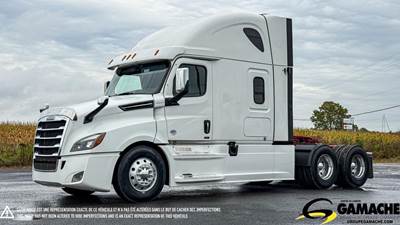 Freightliner Cascadia 126 Sleeper Semi Truck - Raised Roof Sleeper, Detroit 505HP, 13 Speed Manual