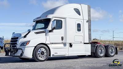 Freightliner Cascadia 126 Sleeper Semi Truck - Raised Roof Sleeper, Detroit 505HP, 12 Speed Automatic