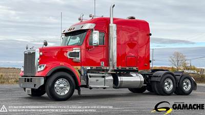 Freightliner Coronado 122 SD Sleeper Semi Truck - 60" Raised Roof Sleeper, Detroit 505HP, 18 Speed Manual